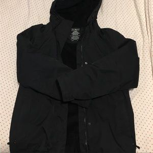 L.L. Bean Waterproof Parka in black